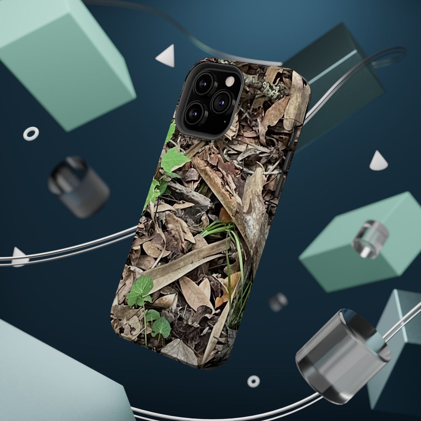 Camo Leaf Magnetic Impact-Resistant Phone Case