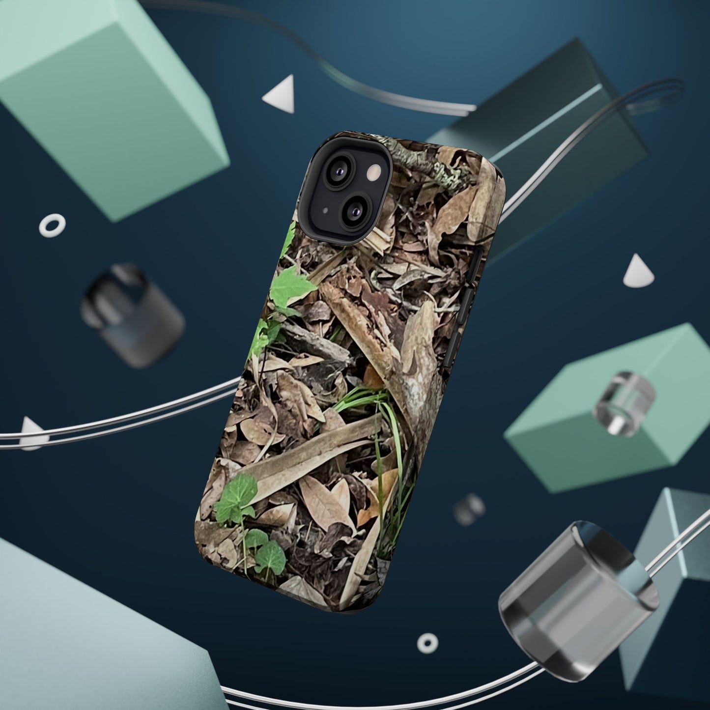 Camo Leaf Magnetic Impact-Resistant Phone Case