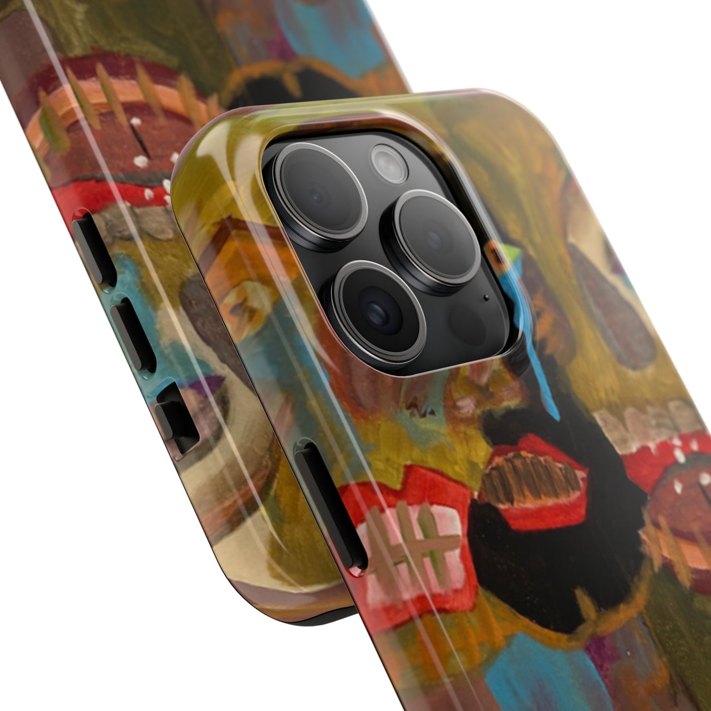 Abstract Expressionist 'Good, Bad, 'N Ugly' Tough Phone Case — Surreal Face Art