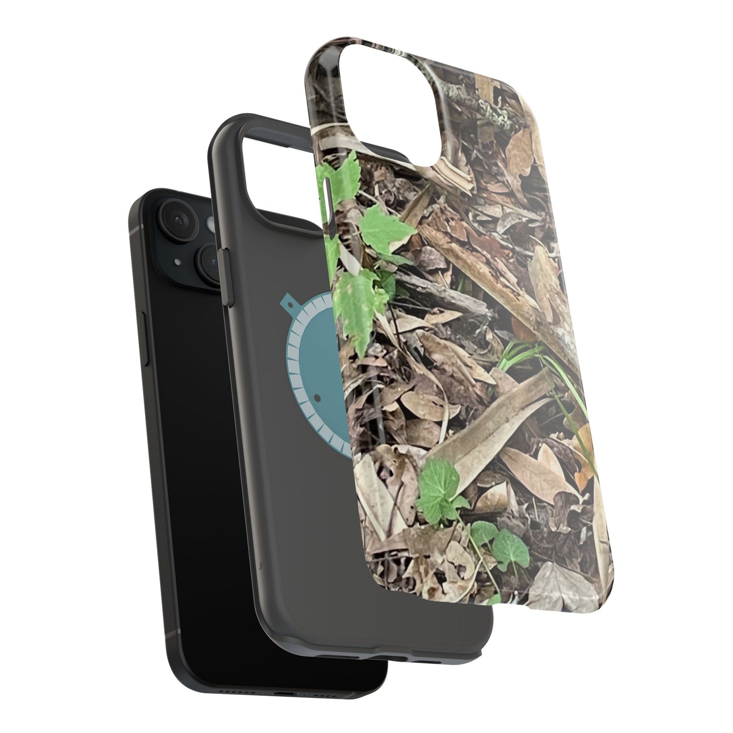 Camo Leaf Magnetic Impact-Resistant Phone Case