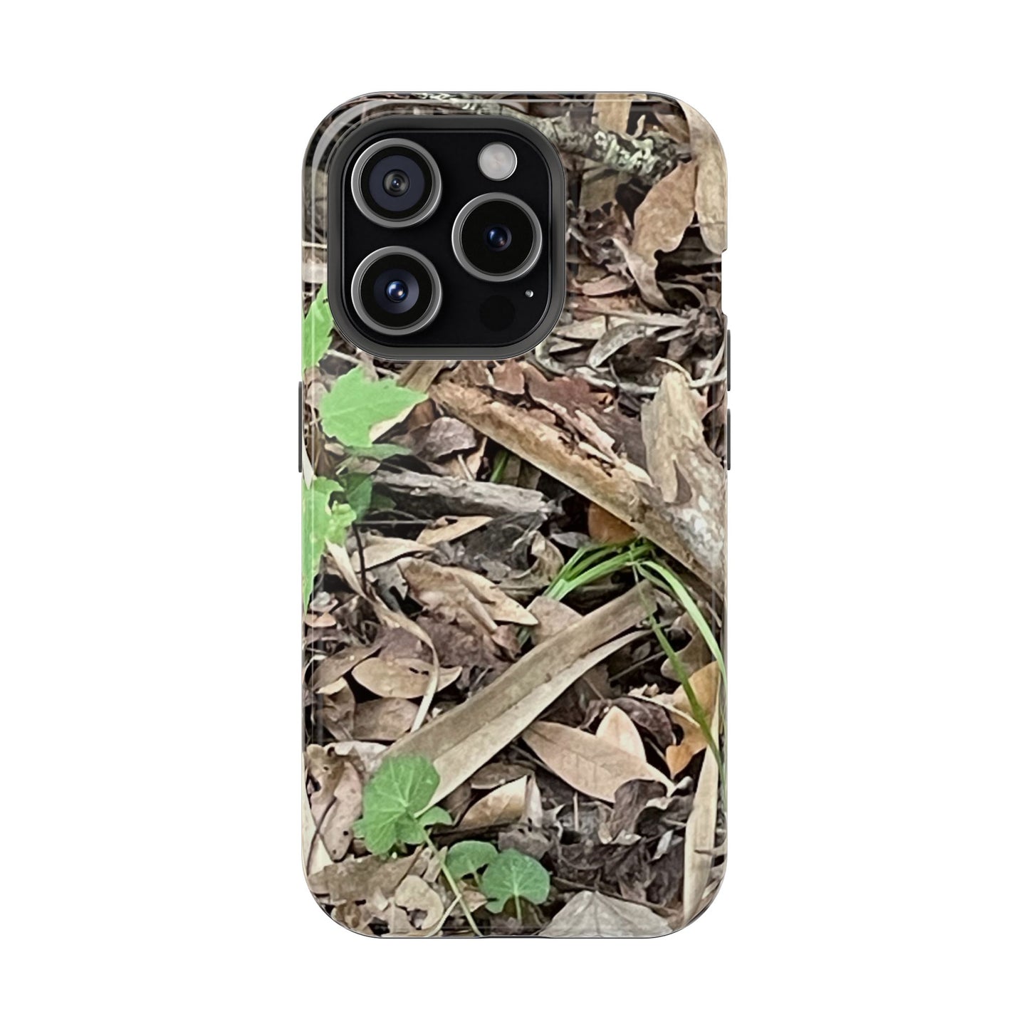 Camo Leaf Magnetic Impact-Resistant Phone Case