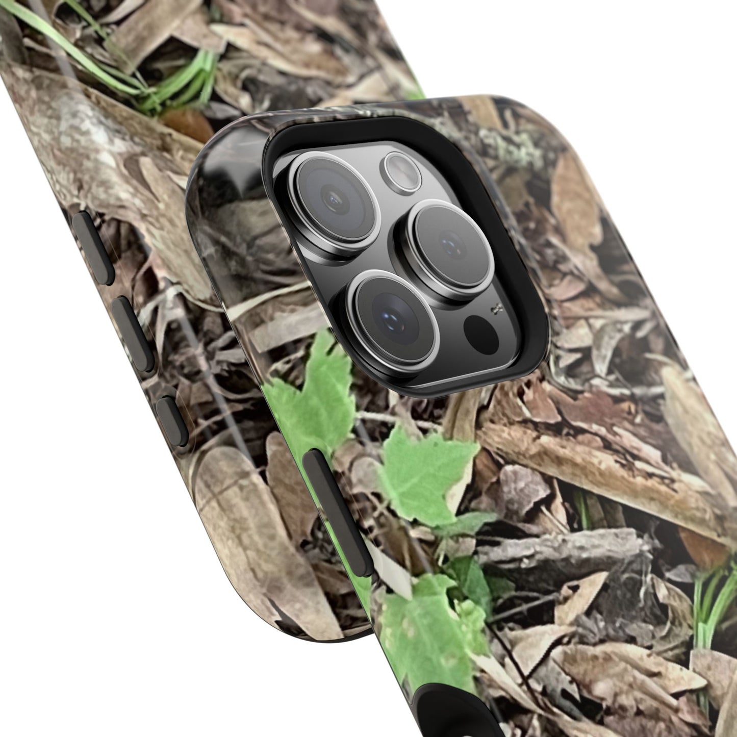 Camo Leaf Magnetic Impact-Resistant Phone Case