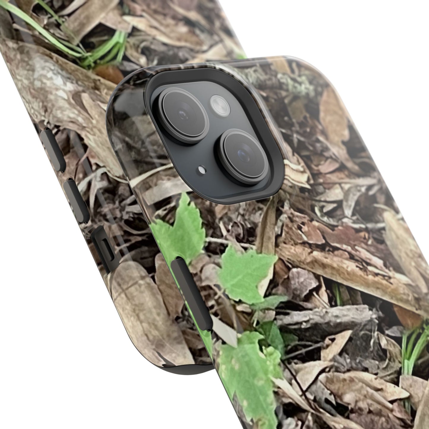 Camo Leaf Magnetic Impact-Resistant Phone Case