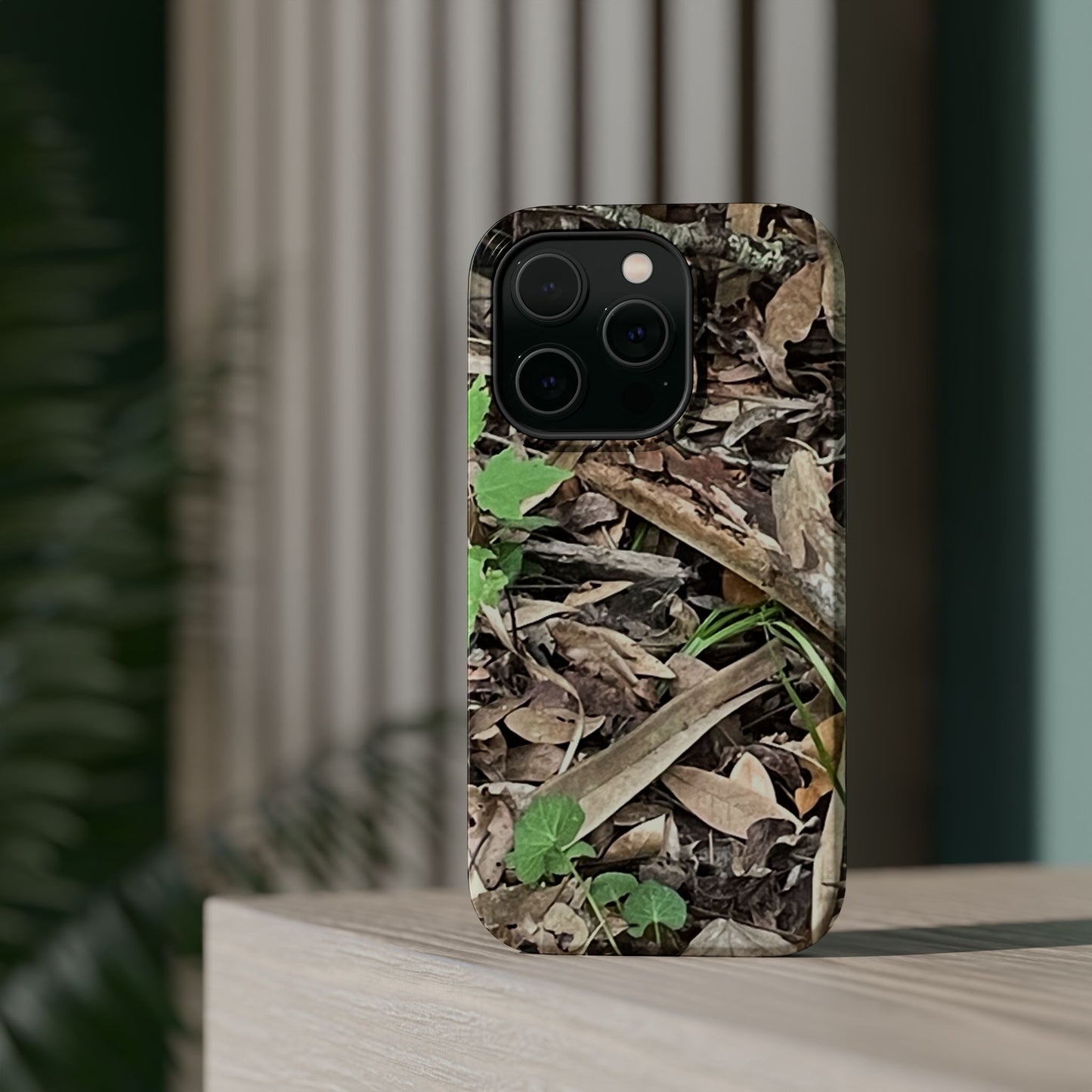 Camo Leaf Magnetic Impact-Resistant Phone Case