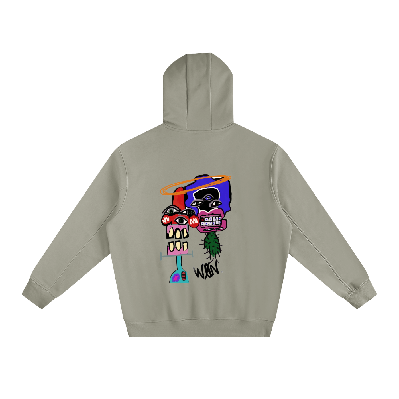 Fleeced High Neck Hoodie