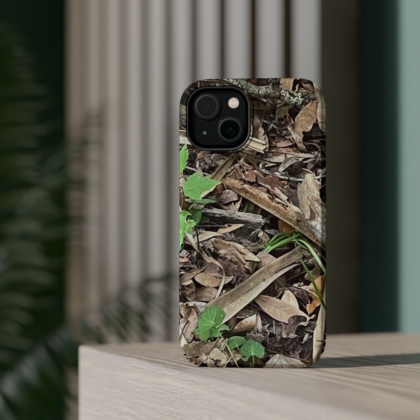 Camo Leaf Magnetic Impact-Resistant Phone Case
