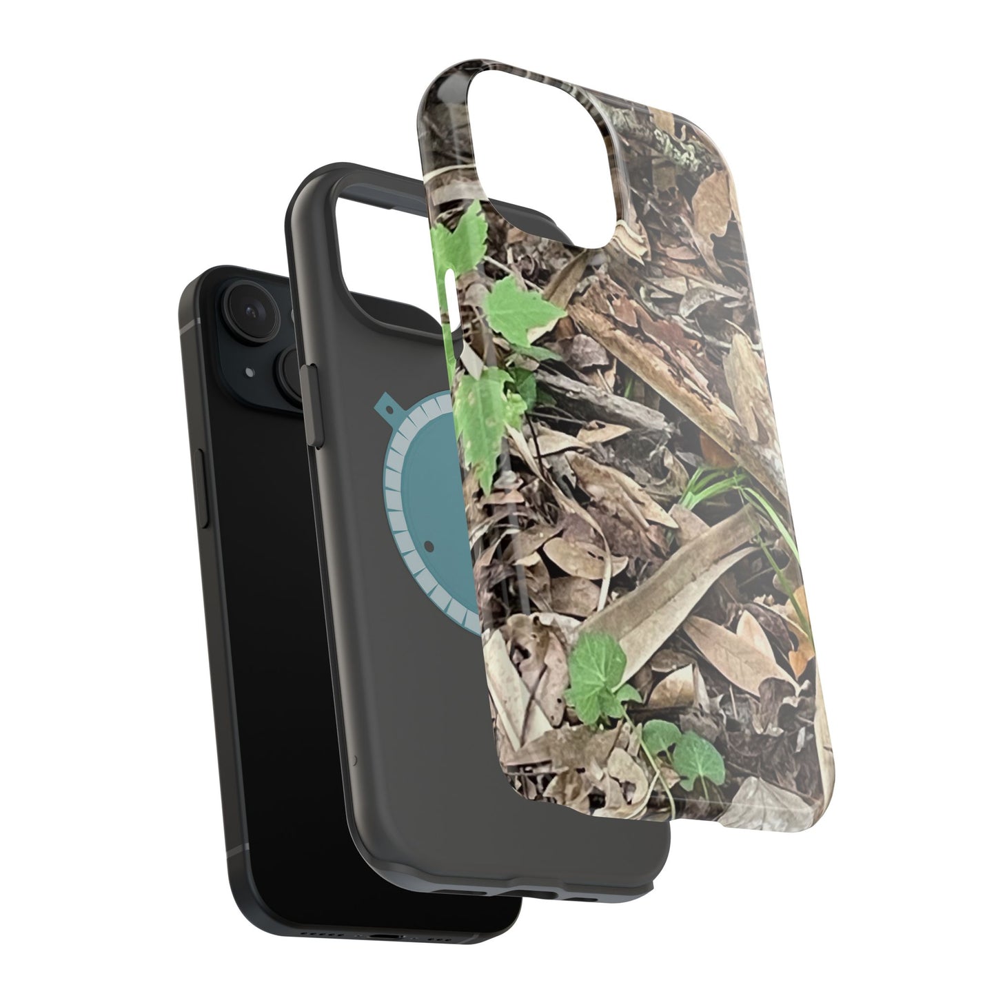 Camo Leaf Magnetic Impact-Resistant Phone Case
