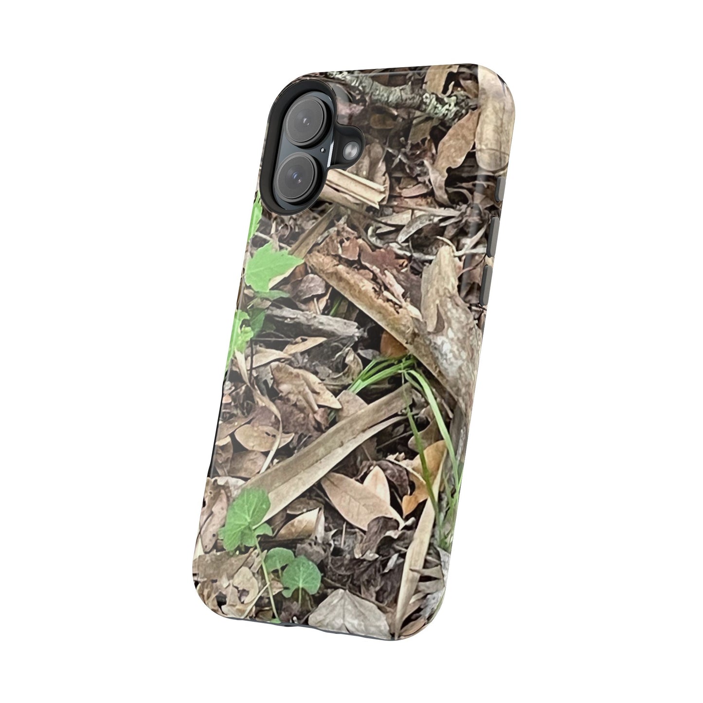 Camo Leaf Magnetic Impact-Resistant Phone Case