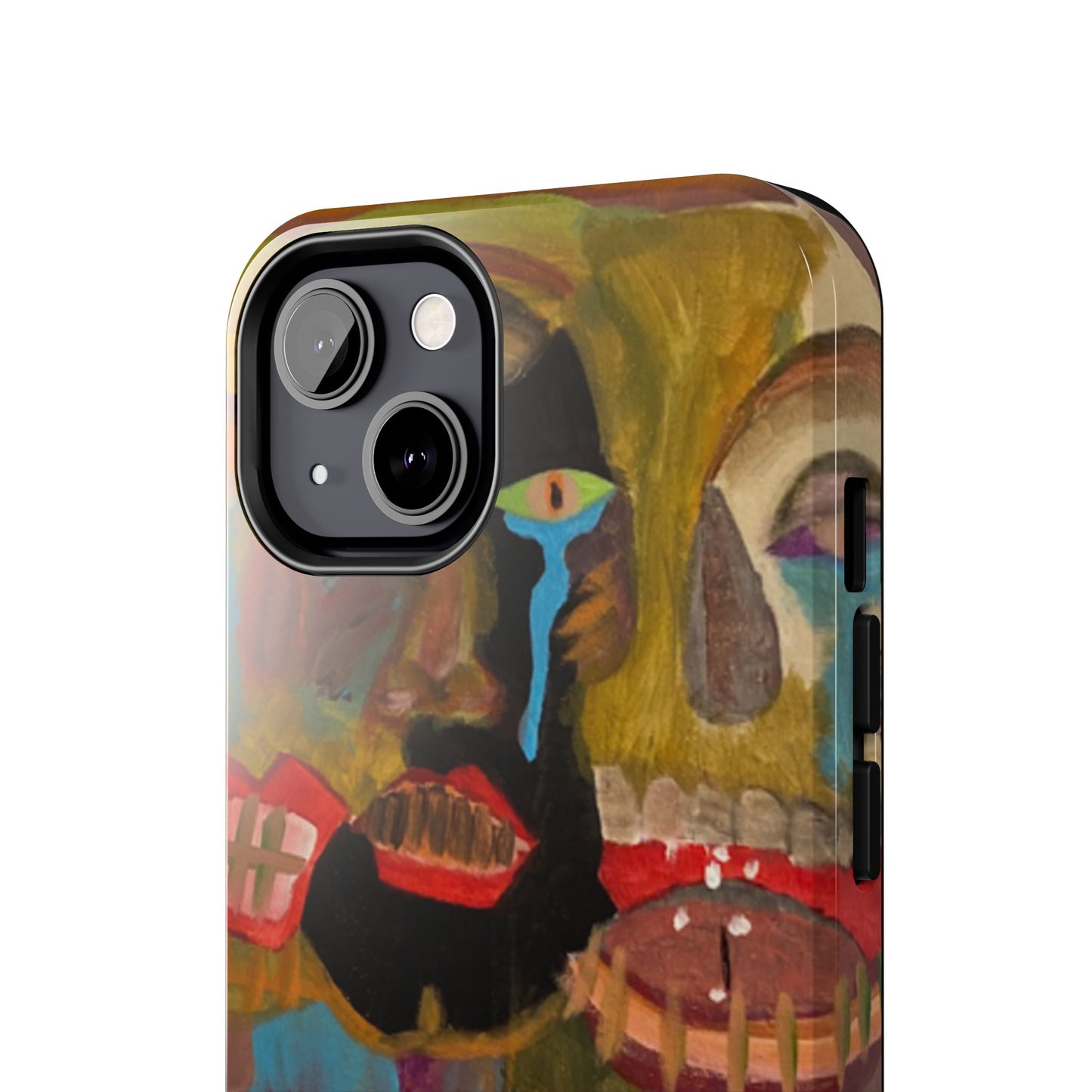 Abstract Expressionist 'Good, Bad, 'N Ugly' Tough Phone Case — Surreal Face Art