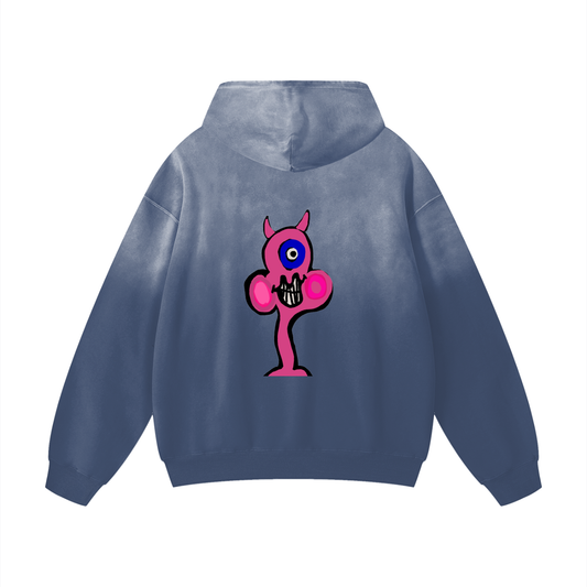 RETURN222SENDER Heavyweight Sunfade Oversized Hoodie