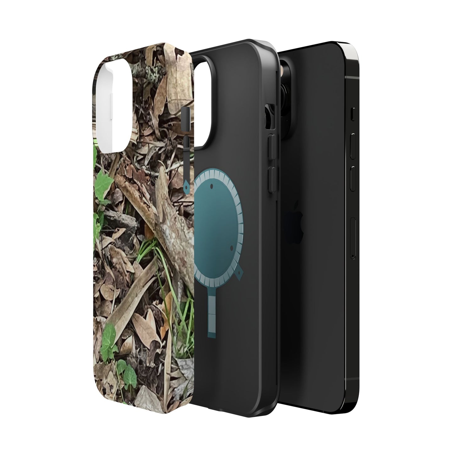 Camo Leaf Magnetic Impact-Resistant Phone Case
