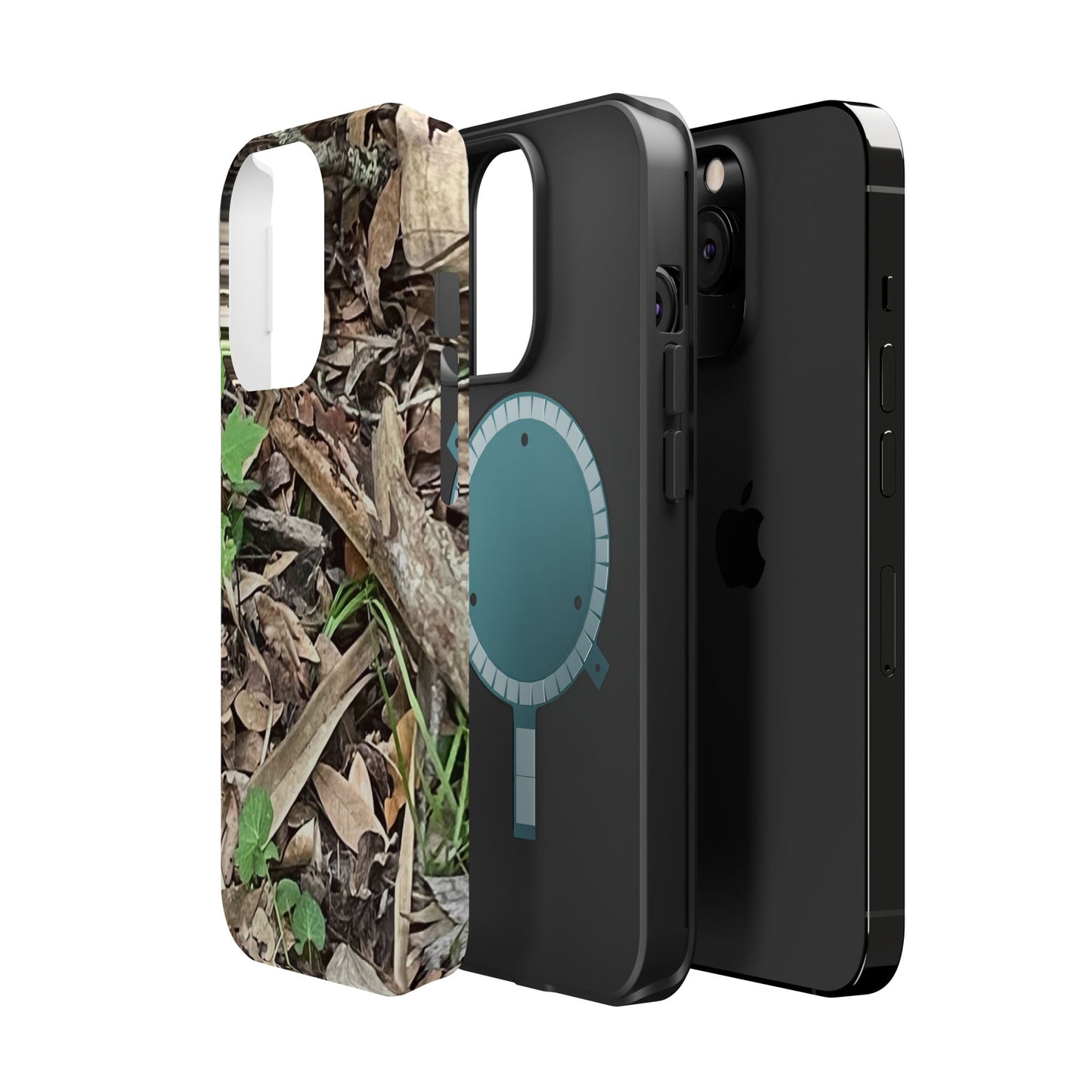 Camo Leaf Magnetic Impact-Resistant Phone Case