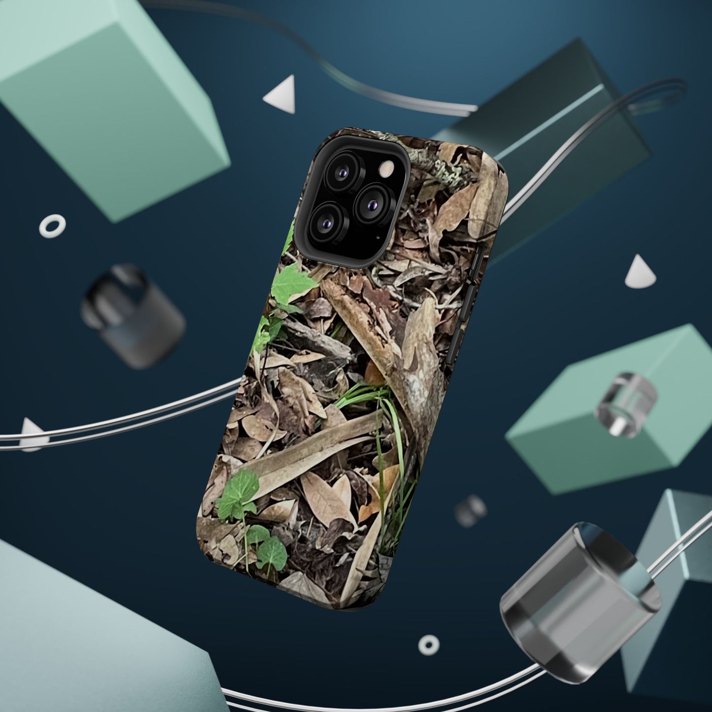 Camo Leaf Magnetic Impact-Resistant Phone Case