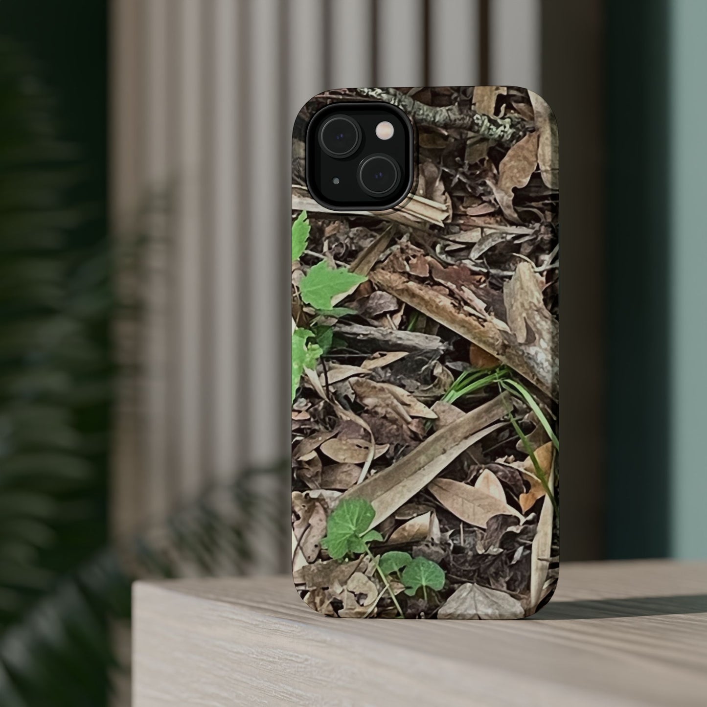 Camo Leaf Magnetic Impact-Resistant Phone Case