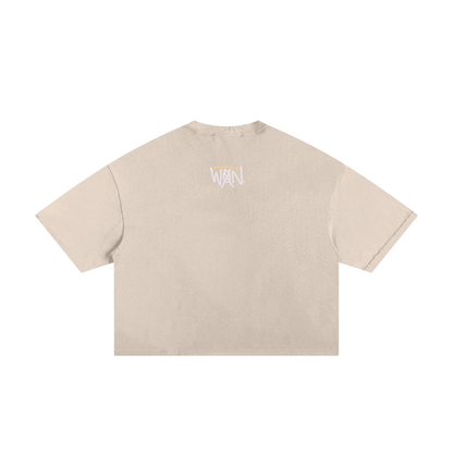 Very Merry Classic Frayed Boxy Tee – 250 GSM