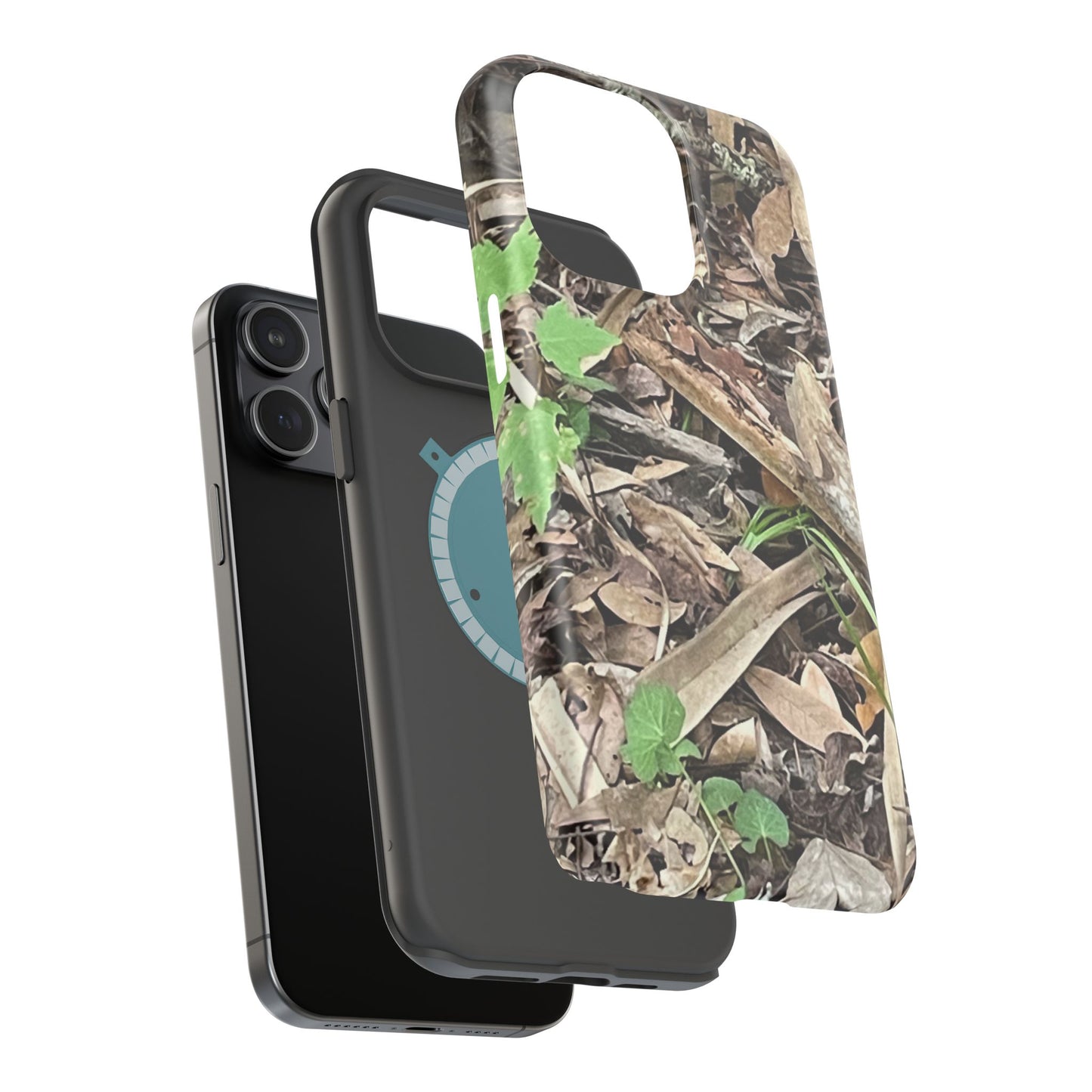Camo Leaf Magnetic Impact-Resistant Phone Case