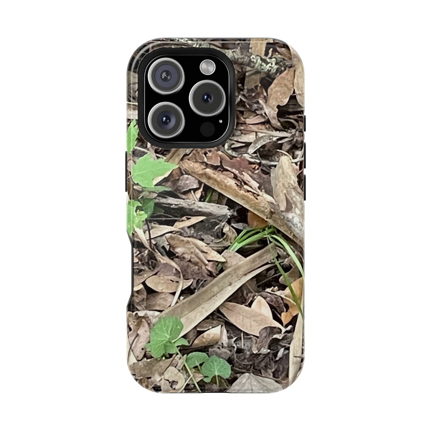 Camo Leaf Magnetic Impact-Resistant Phone Case