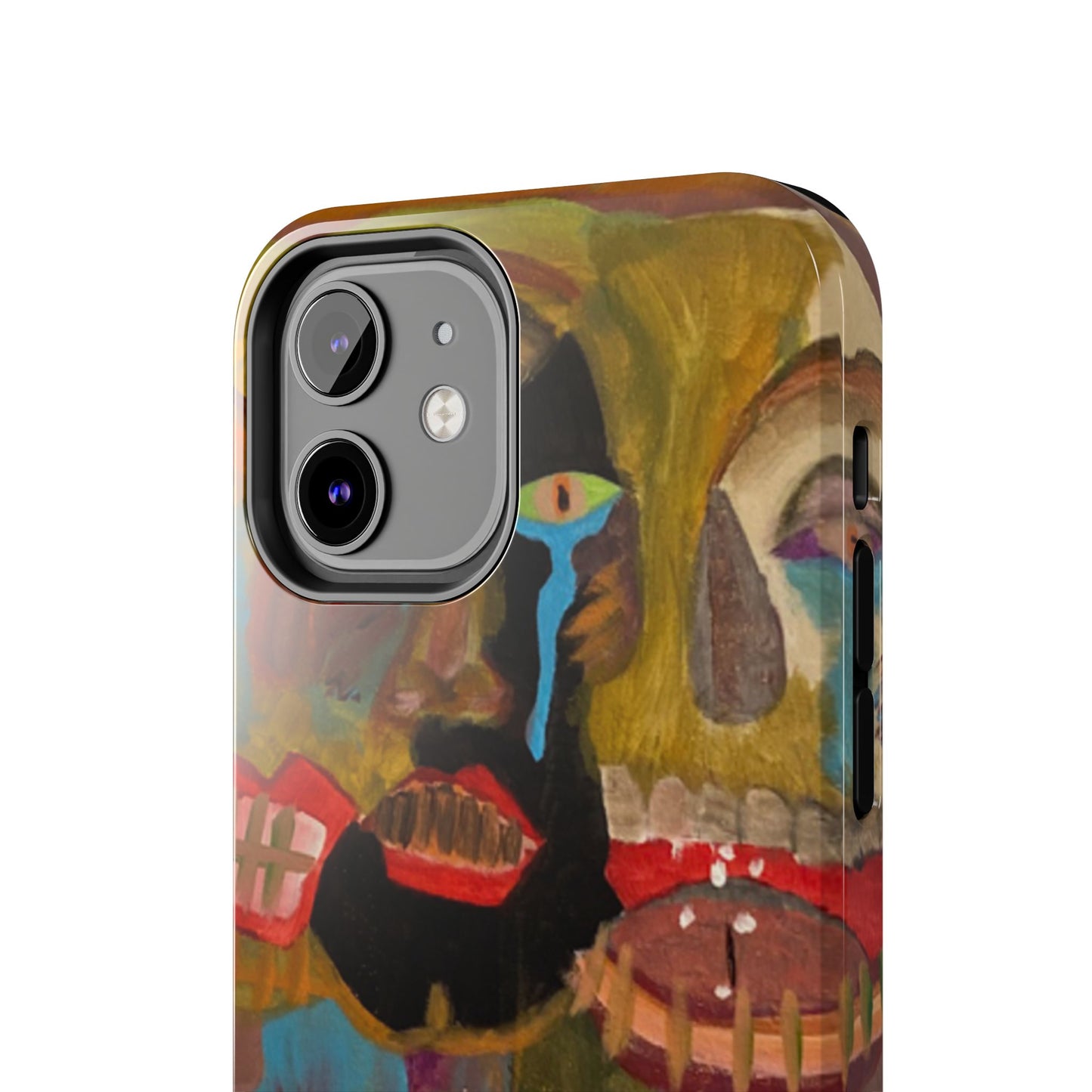 Abstract Expressionist 'Good, Bad, 'N Ugly' Tough Phone Case — Surreal Face Art
