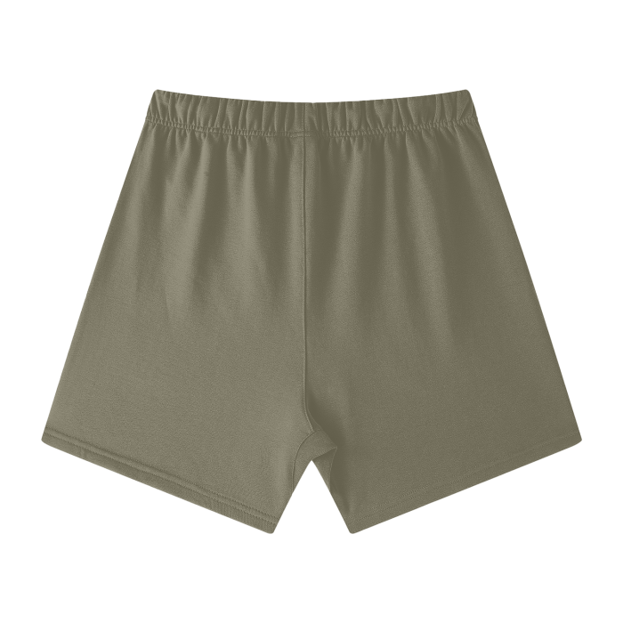 WaanArts. Streetwear Unisex Heavyweight Earth Tone Loose Fit FOG 100% Cotton Shorts