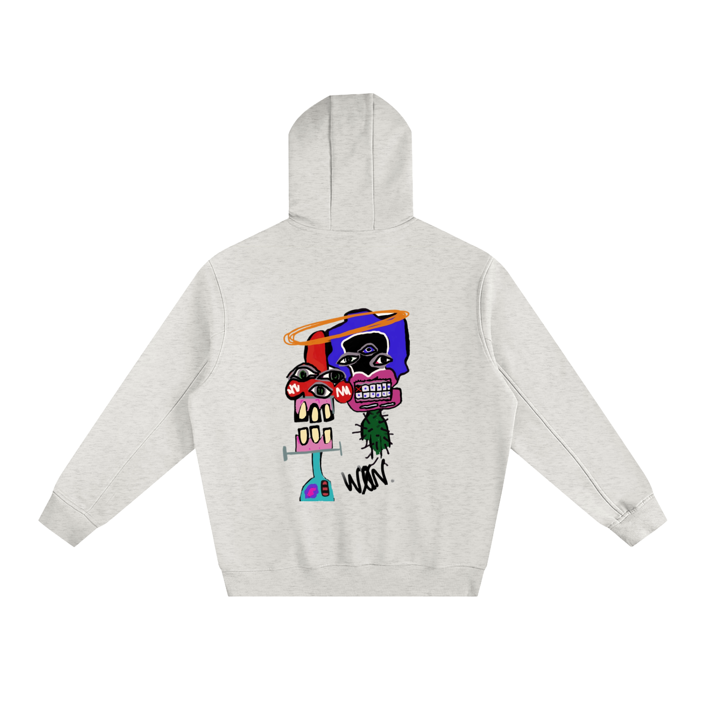 Fleeced High Neck Hoodie