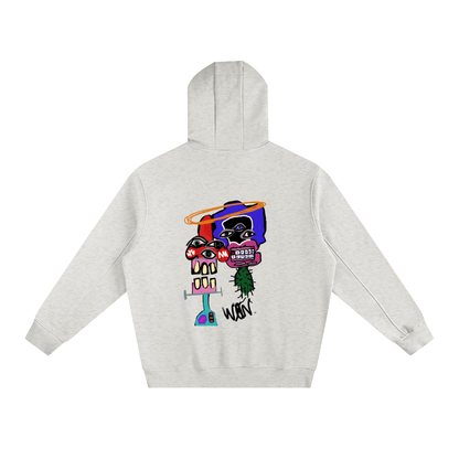 Fleeced High Neck Hoodie