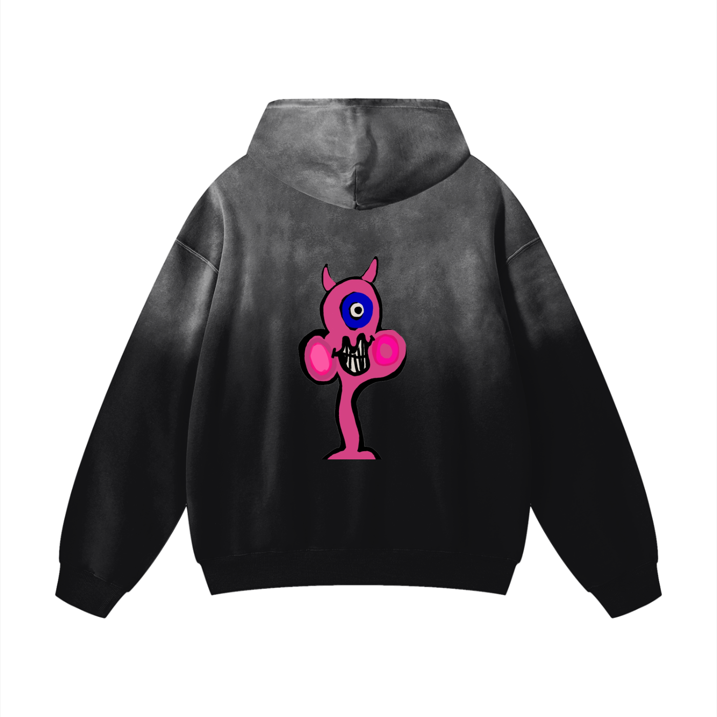 RETURN222SENDER Heavyweight Sunfade Oversized Hoodie