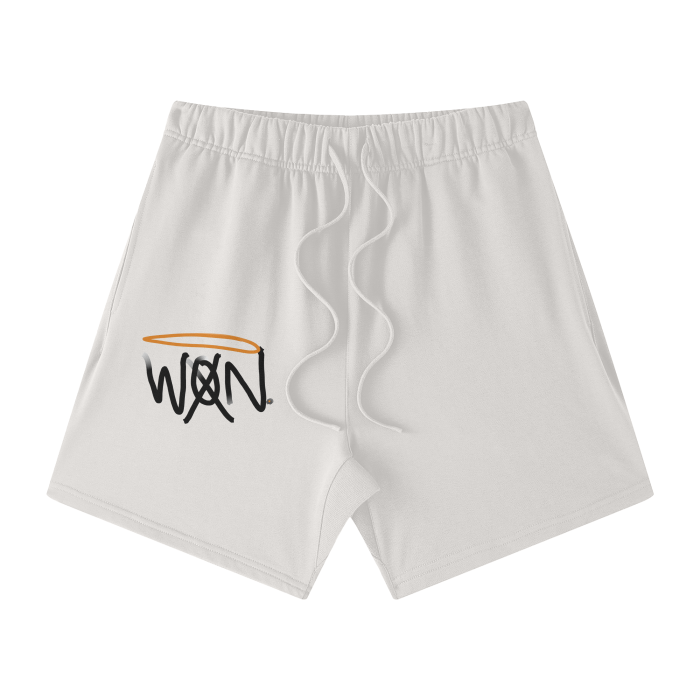 WaanArts. Streetwear Unisex Heavyweight Earth Tone Loose Fit FOG 100% Cotton Shorts