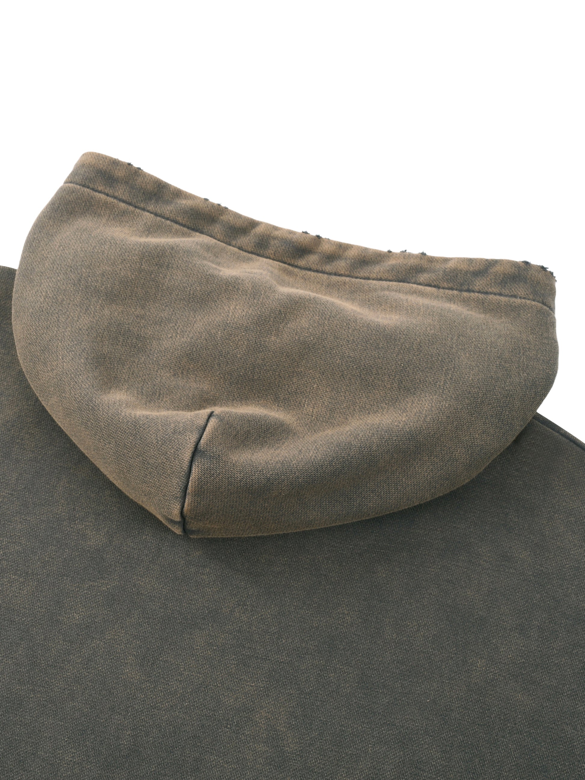 GOOD BAD UGLY hoodie back view acid wash effect